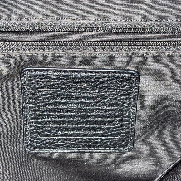 Coach Black Leather Shoulder Bag - Picture 5 of 7